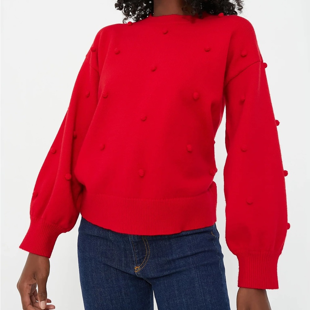 NWOT 🎀❤️ Red Pom Pom Sweater